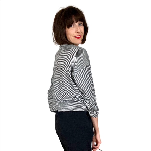 Vintage Striped Mock Neck Top - Picture 5 of 11